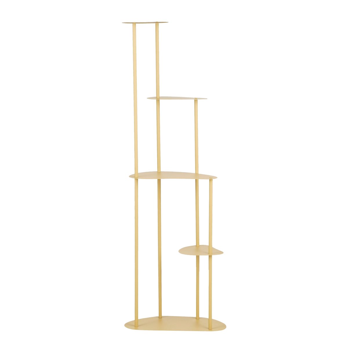 Support de pots de fleurs FONDA jaune clair, MICA DECORATIONS
