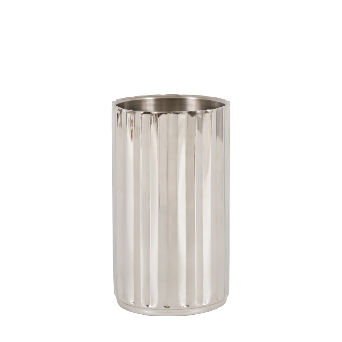 Fluted Wine Cooler silver-coloured, ÉDITÉ