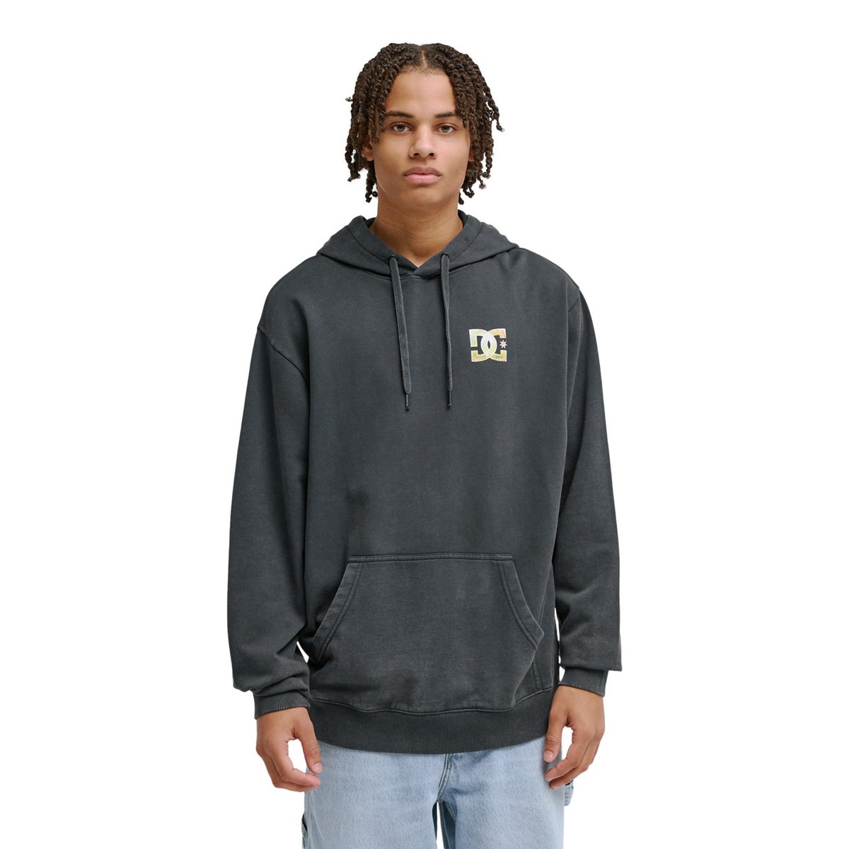 Sweat à capuche SKULL STORM. noir black, DC SHOES