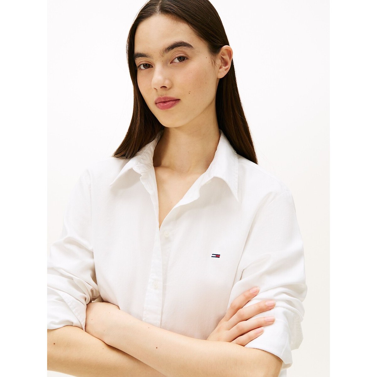 Camicia Oxford ecru , TOMMY JEANS