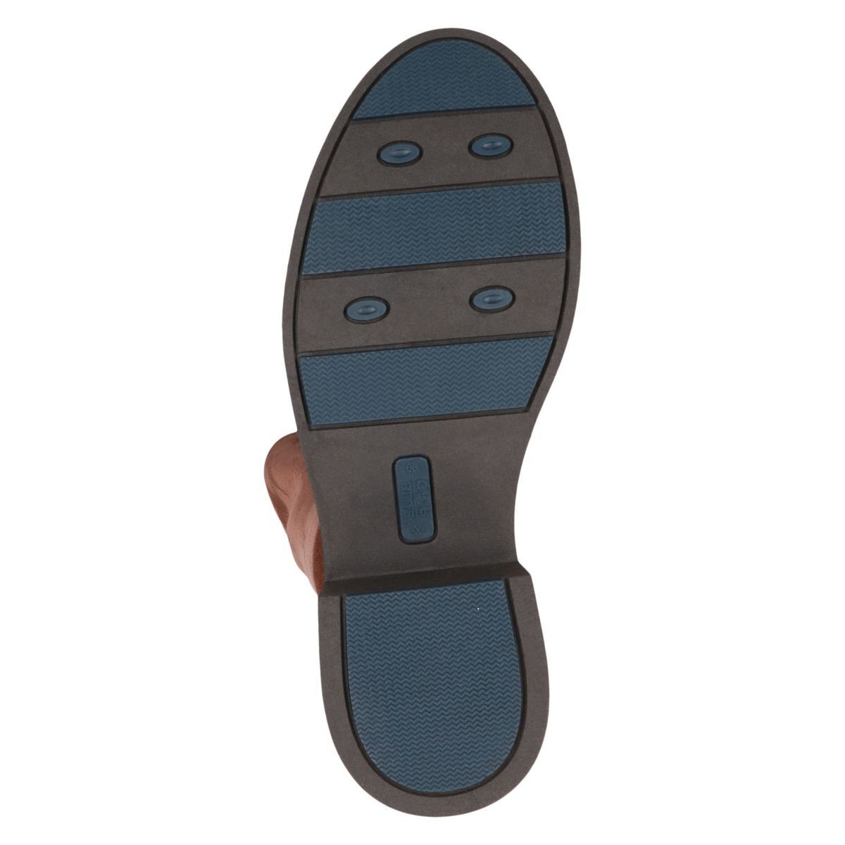 Bottes talon bloc marron chocolat nubuck, CAPRICE