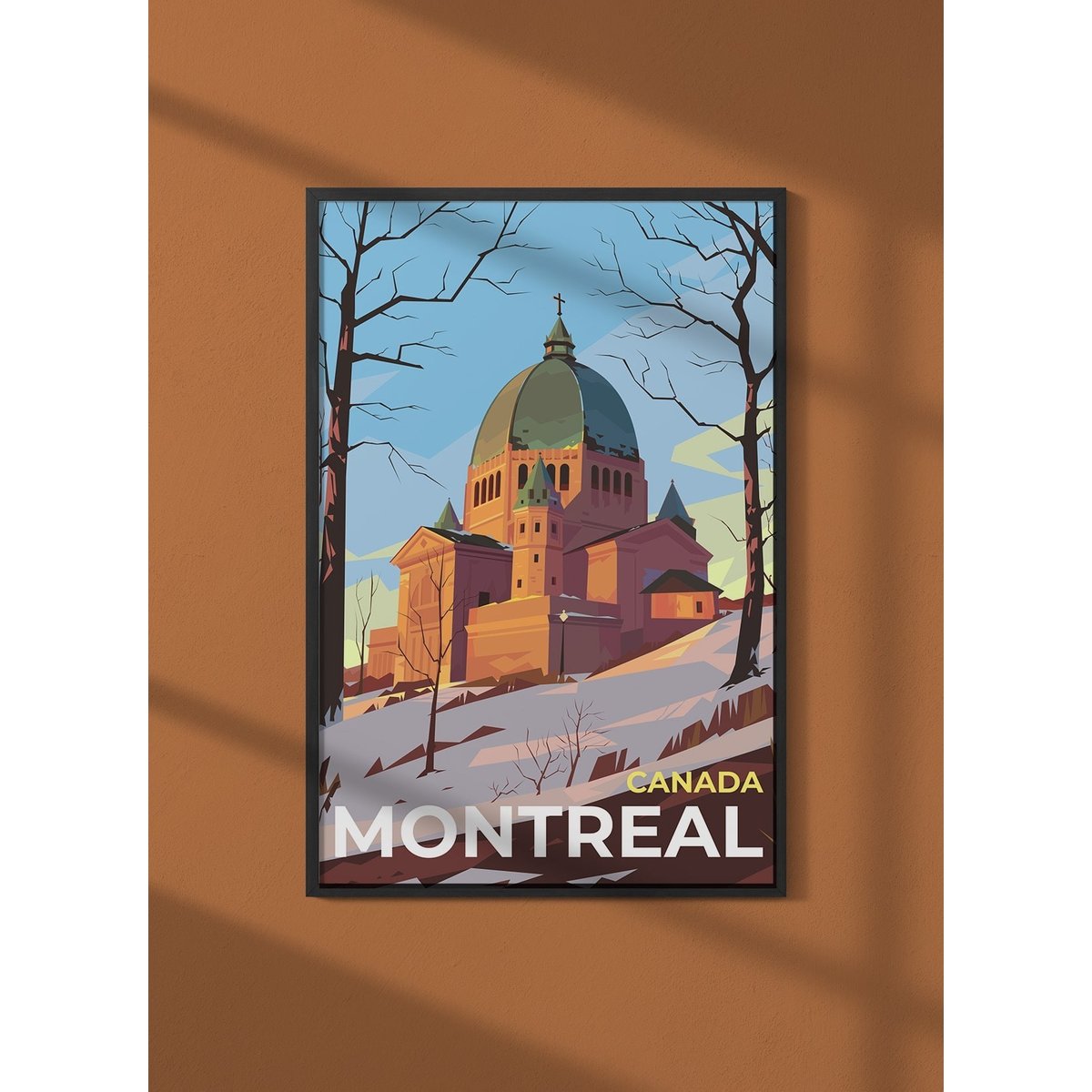 Affiche ville Montréal 2 blanc, L'AFFICHERIE