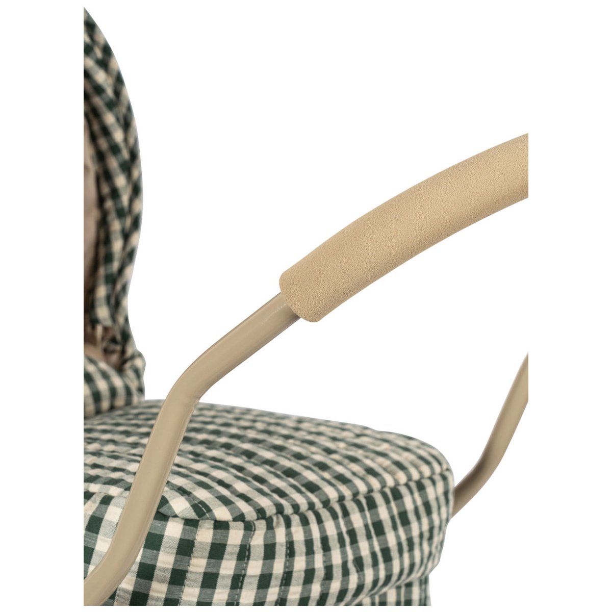 Landau pour poupée vert, blanc rouge, KONGES SLOJD