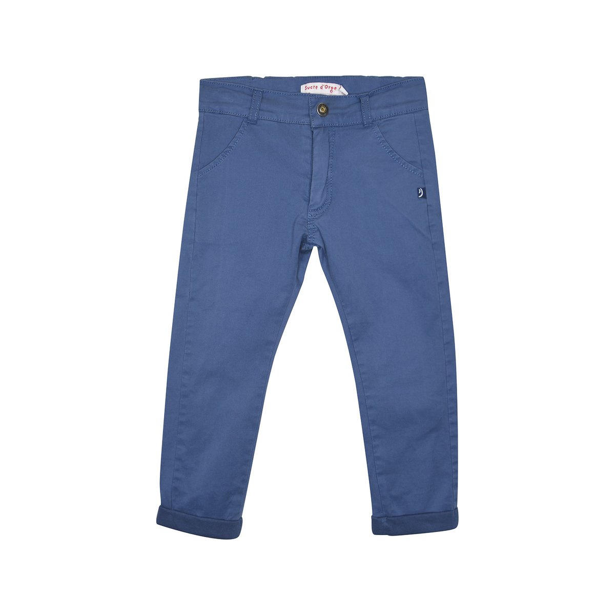Pantalon justin twill enfant bleu, SUCRE D'ORGE