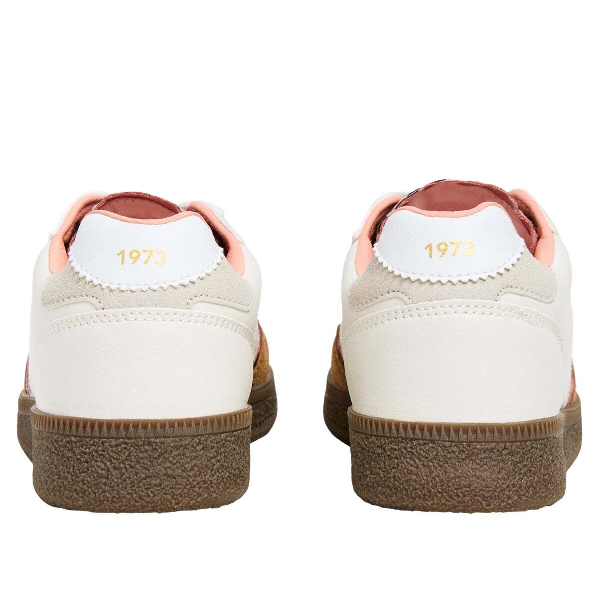 Baskets Cupsole Avec Détails À Imprimé Animal orange miel, PEPE JEANS