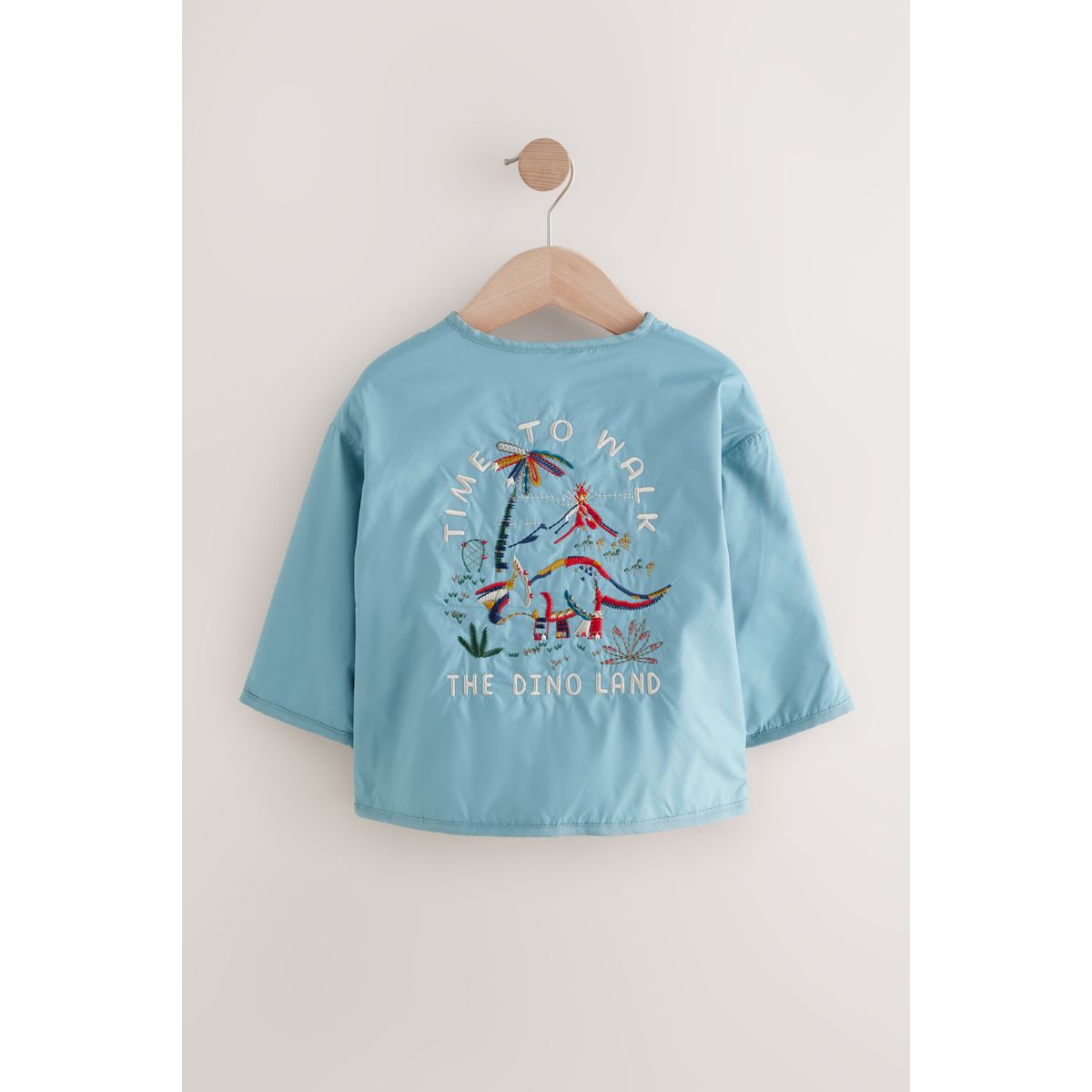 Veste déperlante brodée bleu clair, NEXT