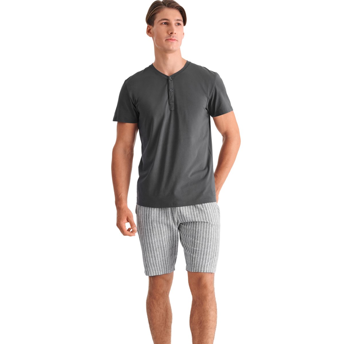Pyjama short t-shirt HECTOR gris, LISCA