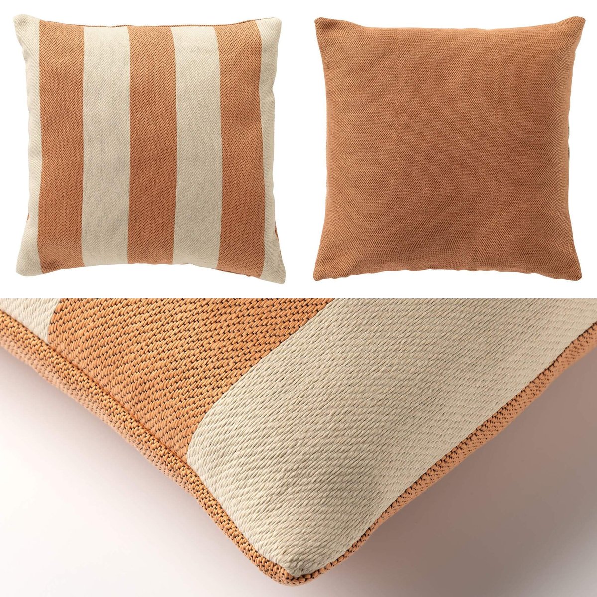 Coussins Quiet Horizon (Lot de 3) vert, DUTCH DECOR