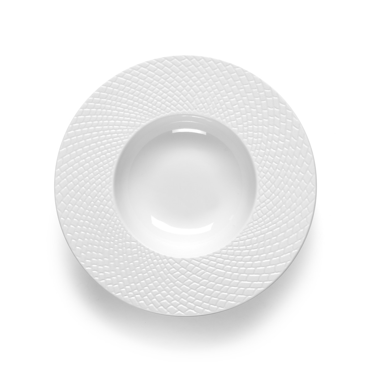 Coffret 6 assiettes creuses - SHERANE blanc, MEDARD DE NOBLAT