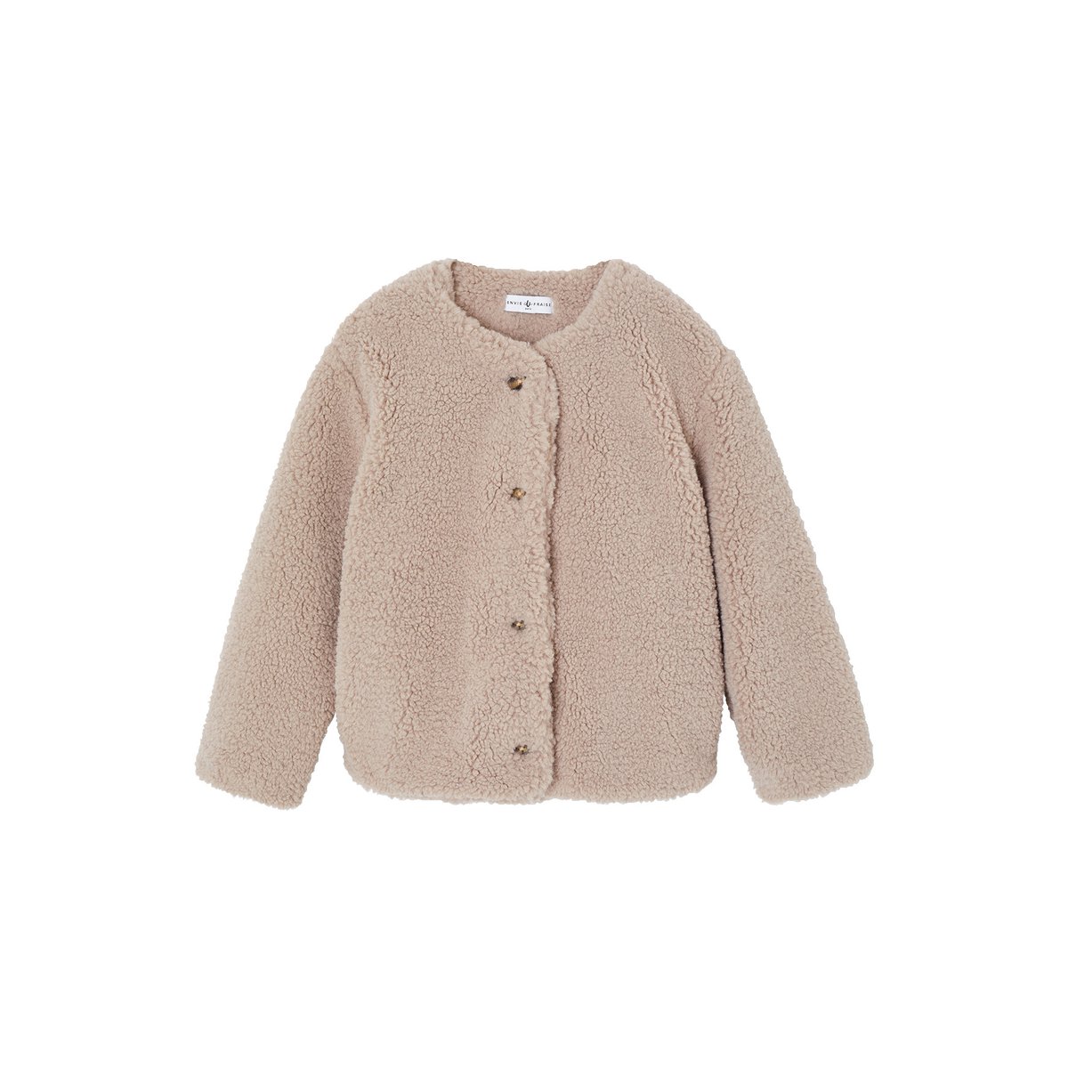 Veste sherpa doublée léopard collection capsule mère- taupe, ENVIE DE FRAISE