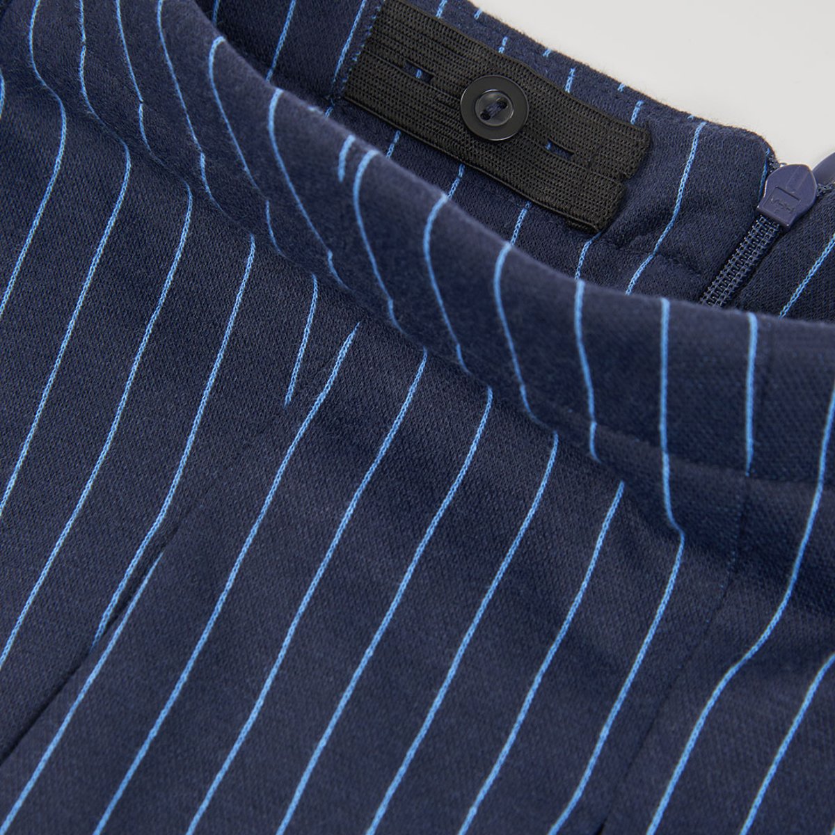 Jupe en maille rayée bleu, BOBOLI