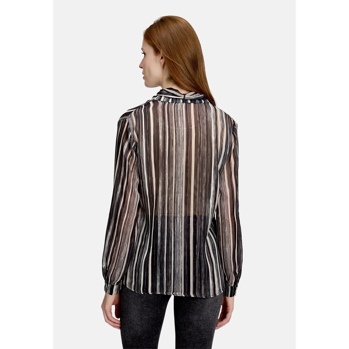 Tunique à nœud black/taupe, BETTY BARCLAY