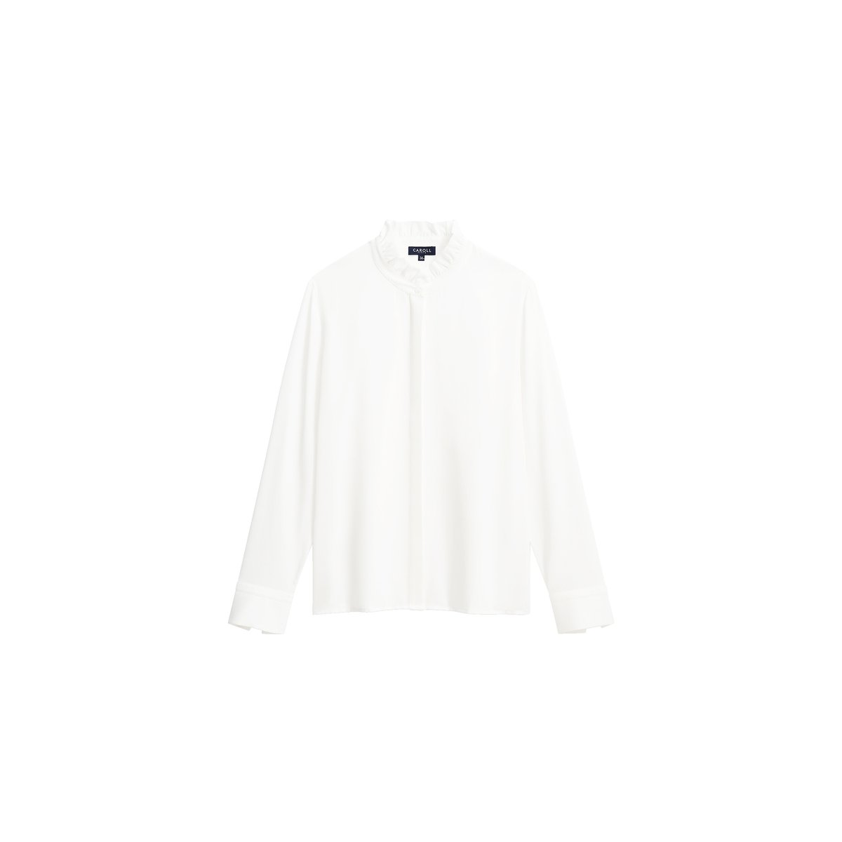 Chemise droite col mao CIRA ecru, CAROLL