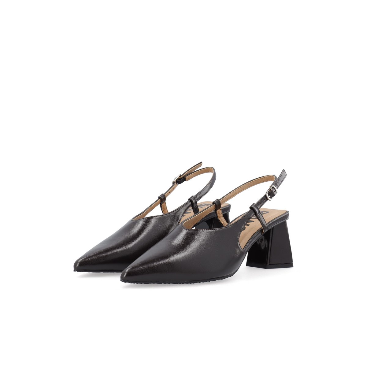 Chaussures À Bride Arrière marron - brownpratia1, BIANCO