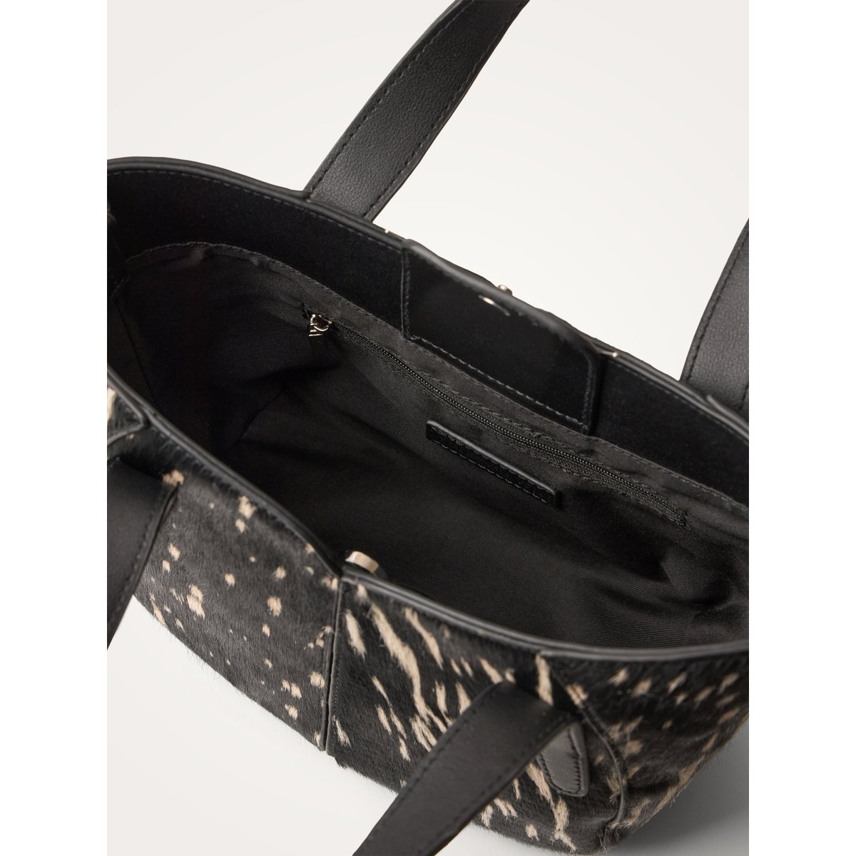 Sac à main avec anses et bandoulière Mini ALTAÏ noir, VANESSA WU