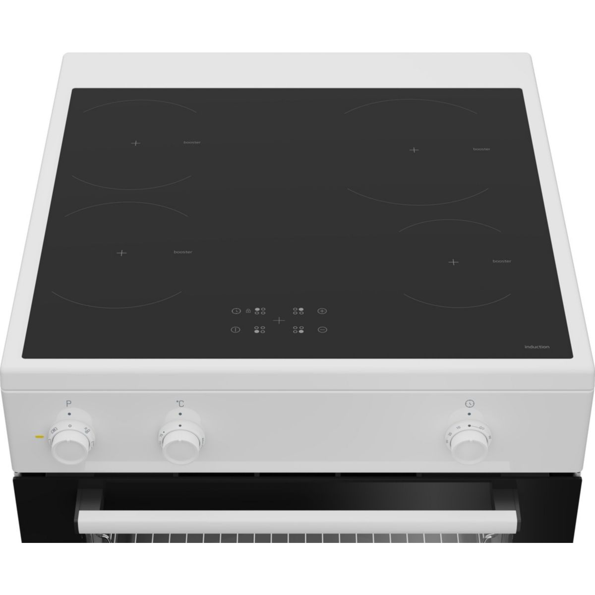 Cuisinière induction FBMA69100WC couleur unique, BEKO