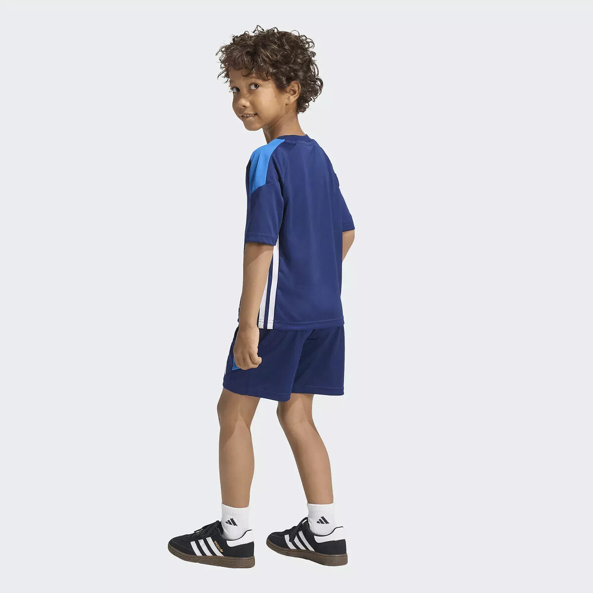 Ensemble T-shirt et short de football bleu marine/bleu, ADIDAS SPORTSWEAR