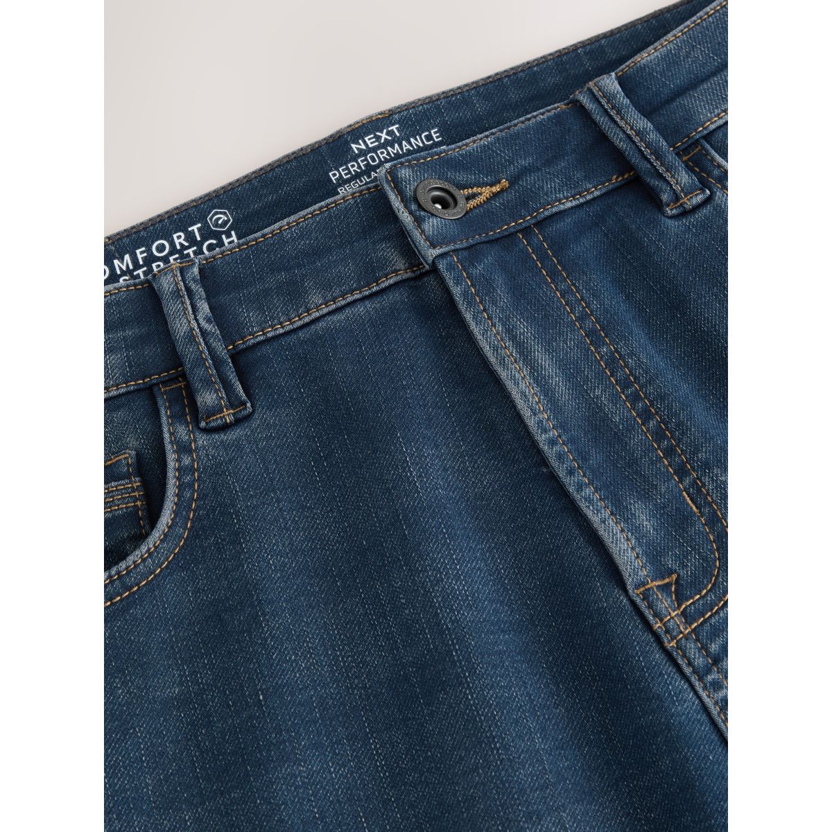 Jean confort stretch bleu/noir, NEXT