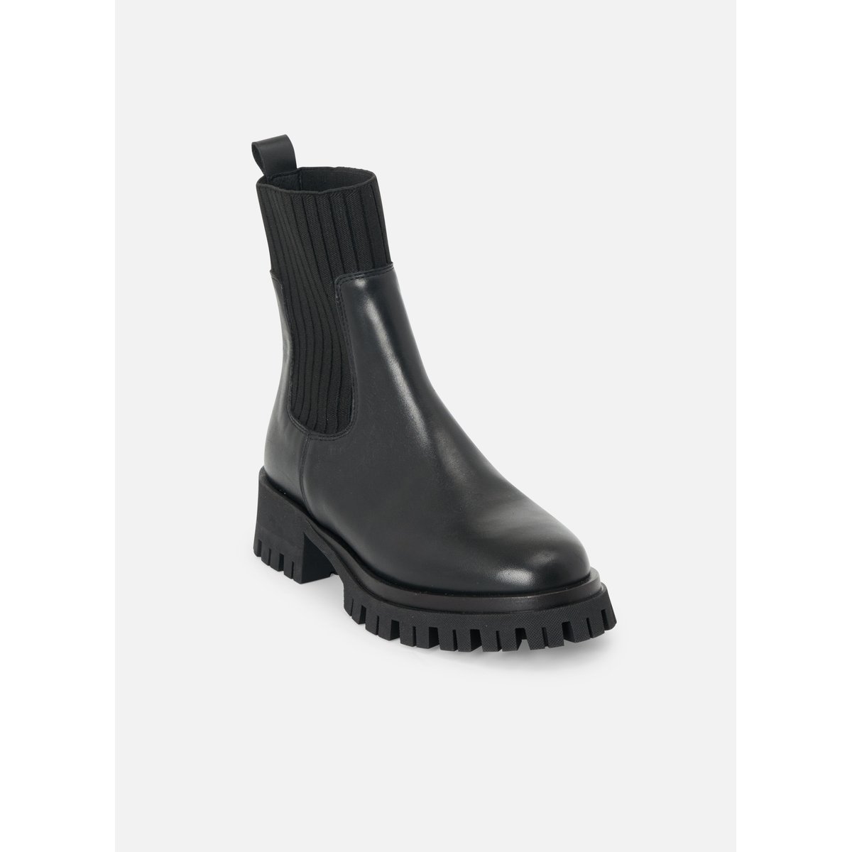 Boots en cuir SAMPER noir, MELLOW YELLOW