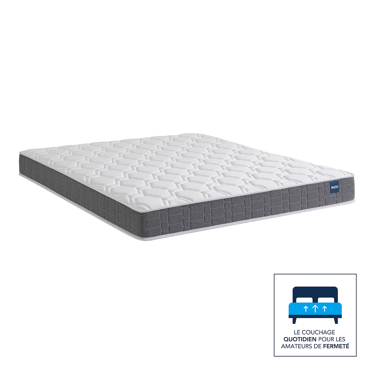 Matelas mousse HR Regular BULTEX® 19 cm blanc/gris fumé, BULTEX
