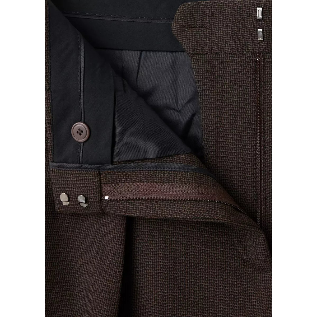 Pantalon leo marron, MANGO