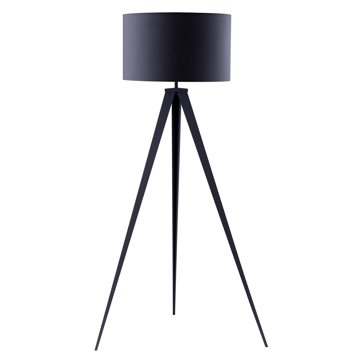 Lampadaire Intérieur Trépied Métal ROMANZA gris, TEAMSON HOME