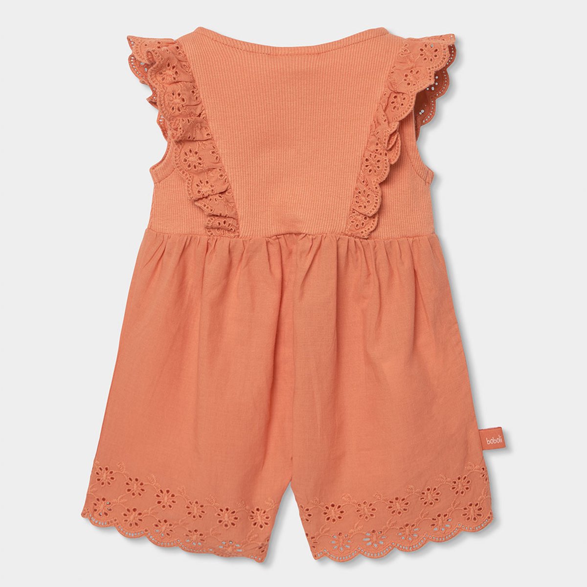 Combinaison bébé coton marron, BOBOLI