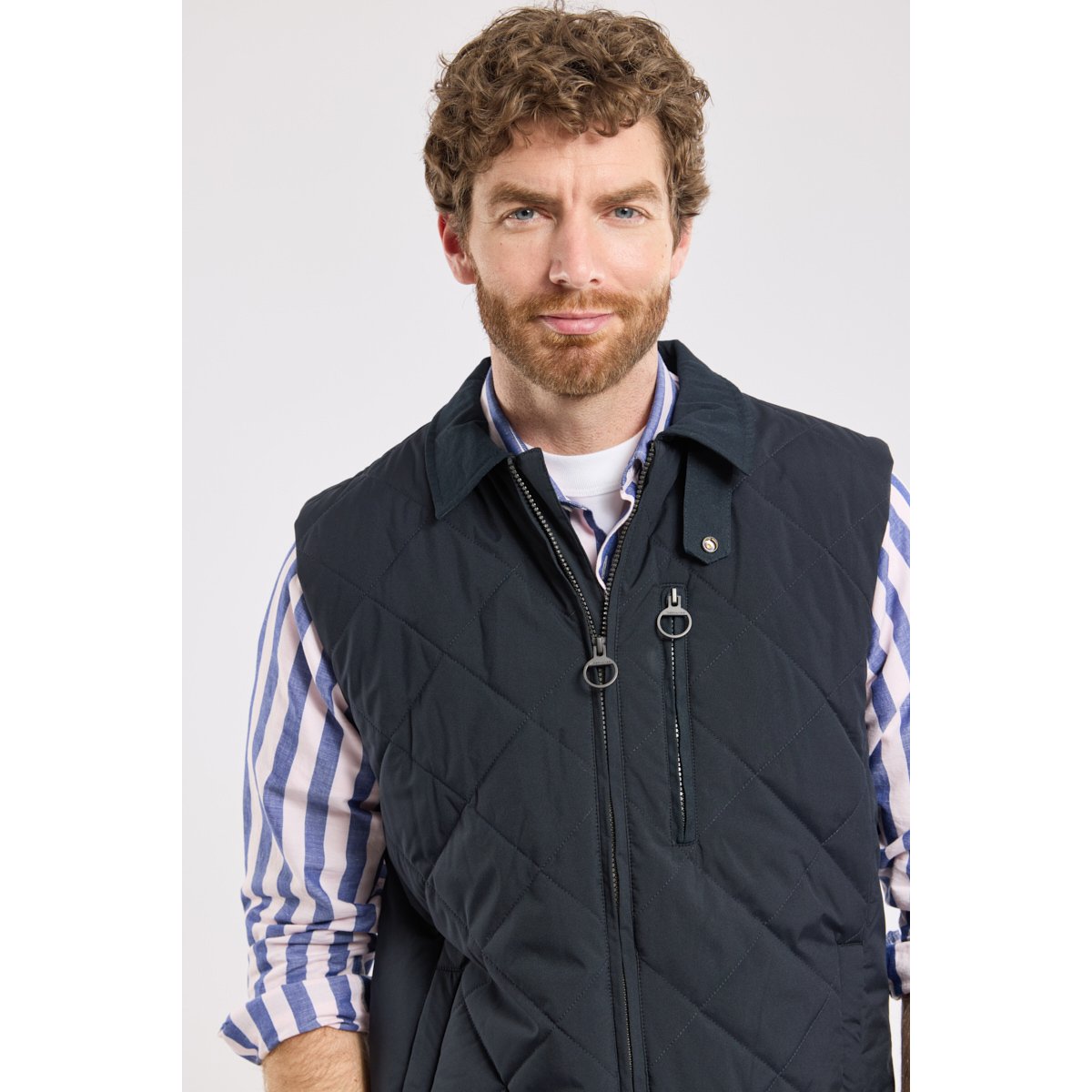 Veste sans manches HERMIONE navy, BERMUDES
