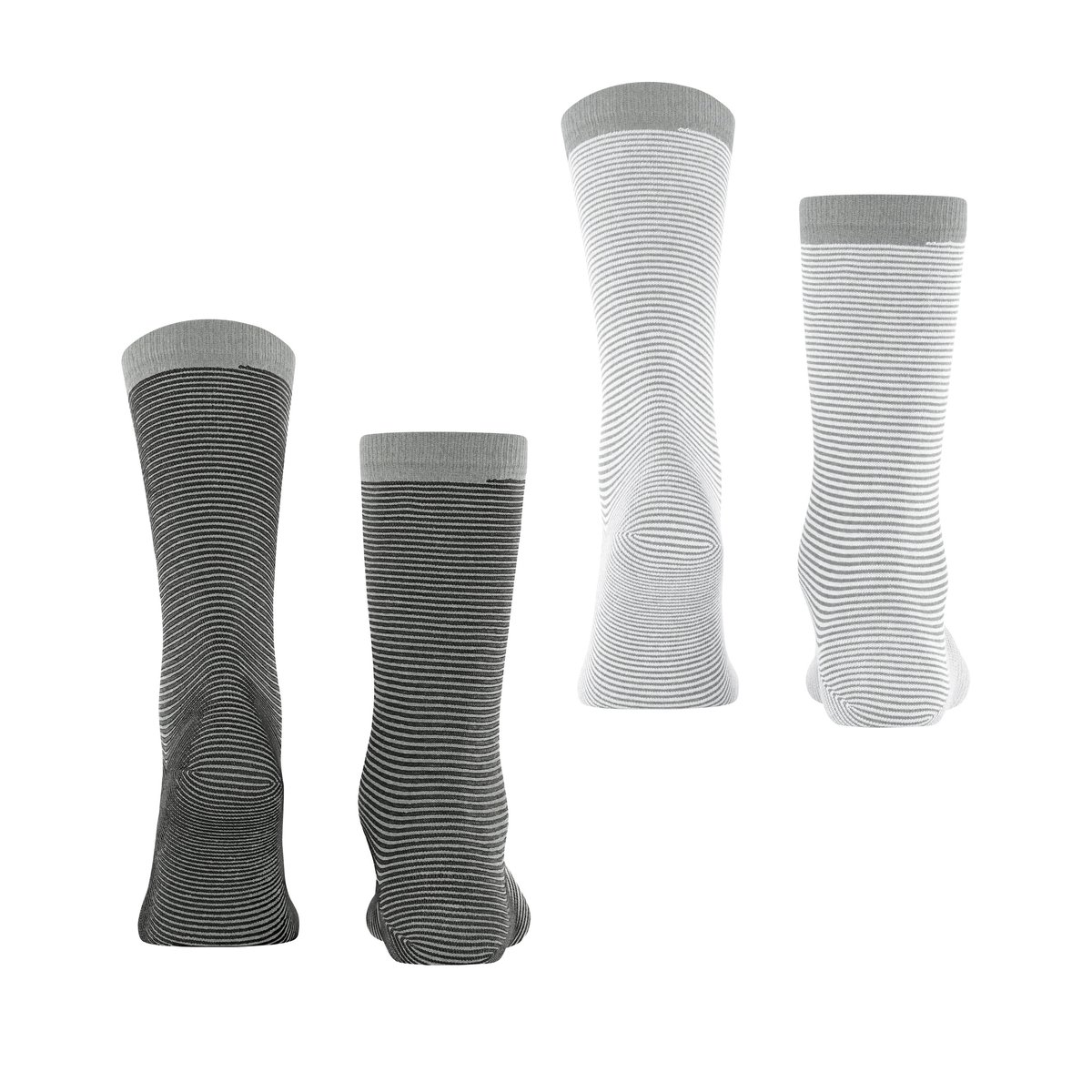 Chaussettes Allover Stripe 2-Pack Opaque coloré, ESPRIT