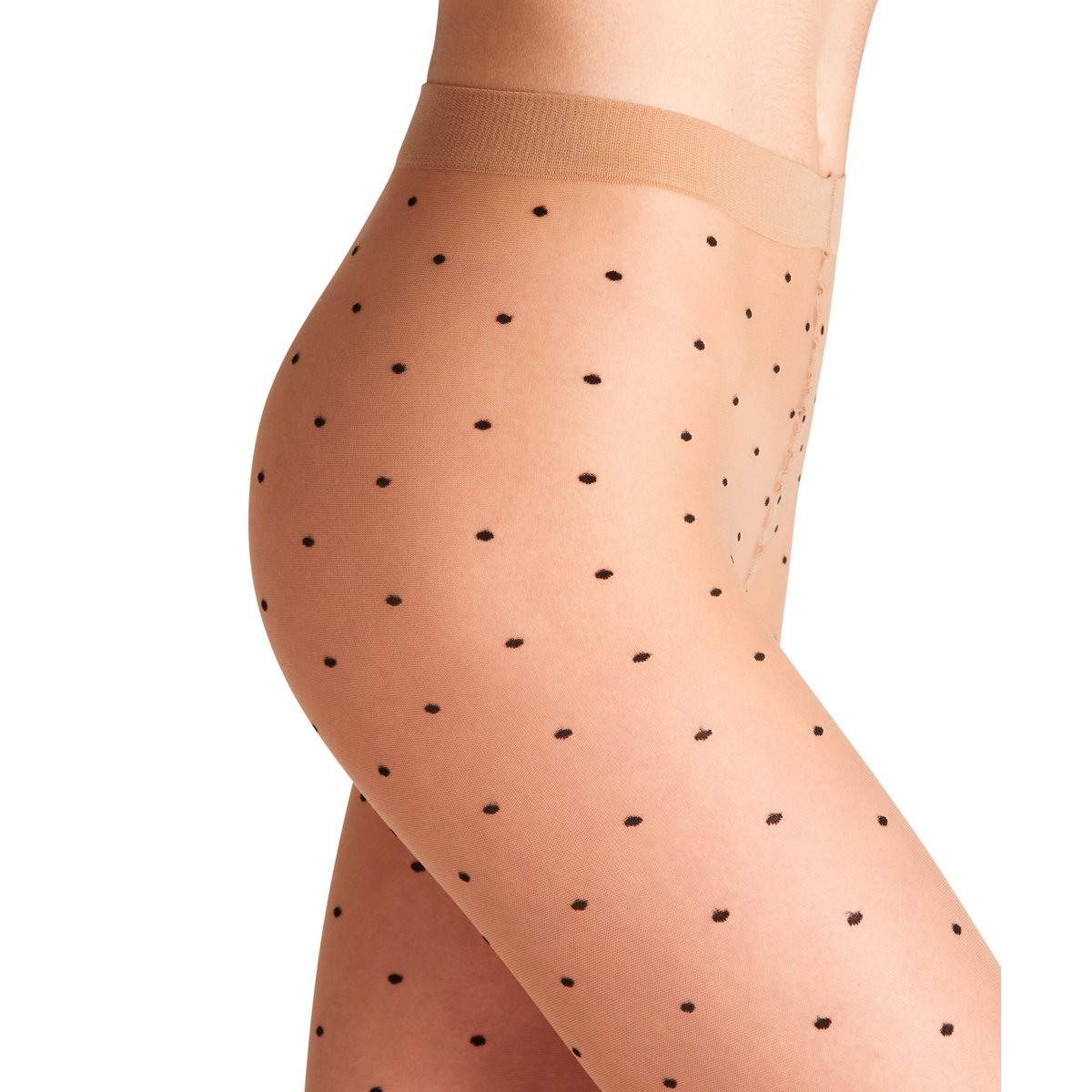 Collant Dot Bicolor 15 Transparent beige, FALKE