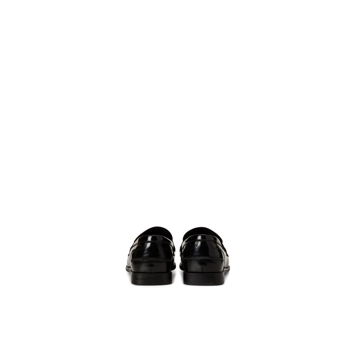 Mocassins Penny Loafer modèle Fiona en cuir de vachette de haute qualité noir, MARC O'POLO