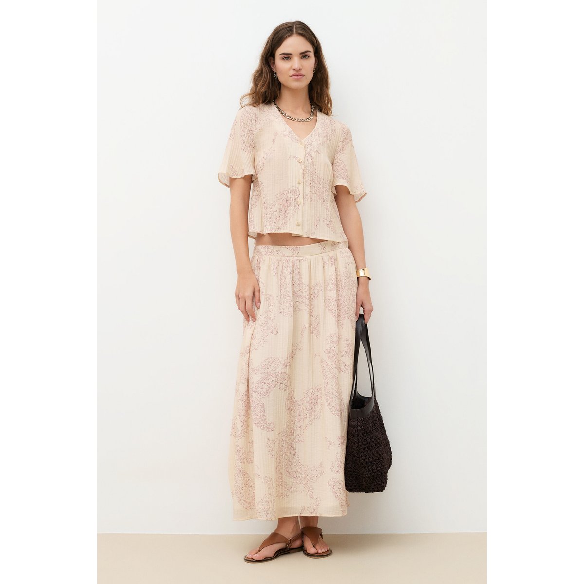 Chemise Becca ivoire, CAROLL