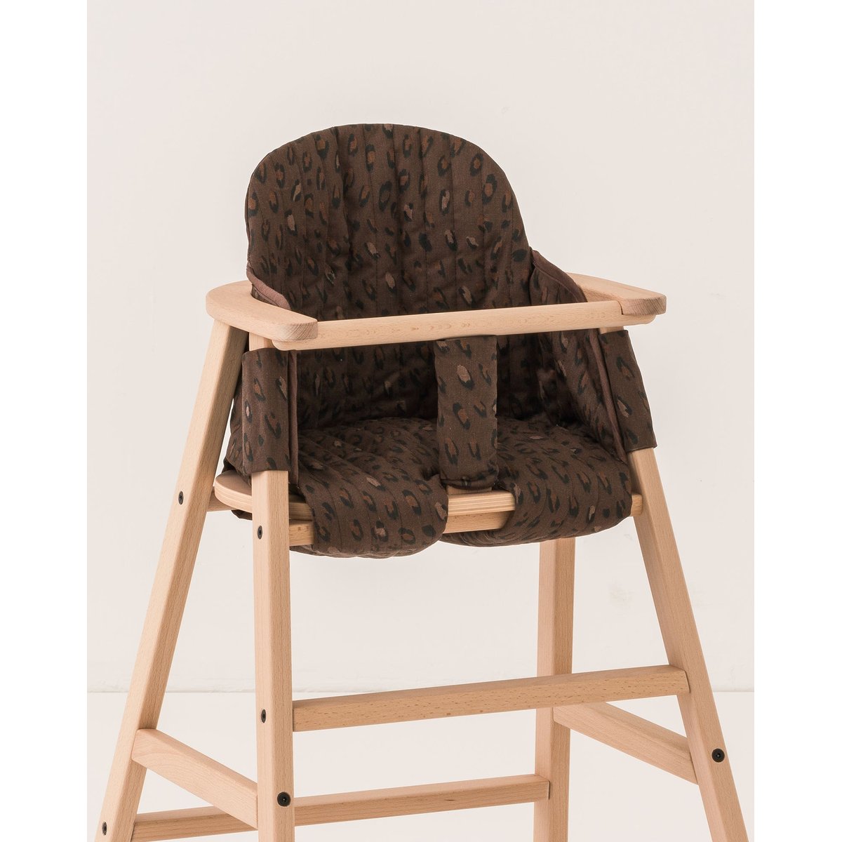 Ensemble chaise évolutive 3 en 1 avec plateau et coussin GROWING GREEN leonie brown, NOBODINOZ