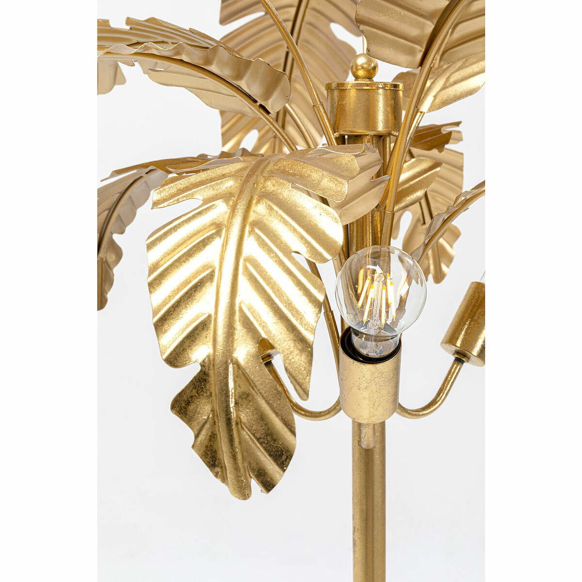 Lampada da terra Palmera 170cm color oro, KARE DESIGN