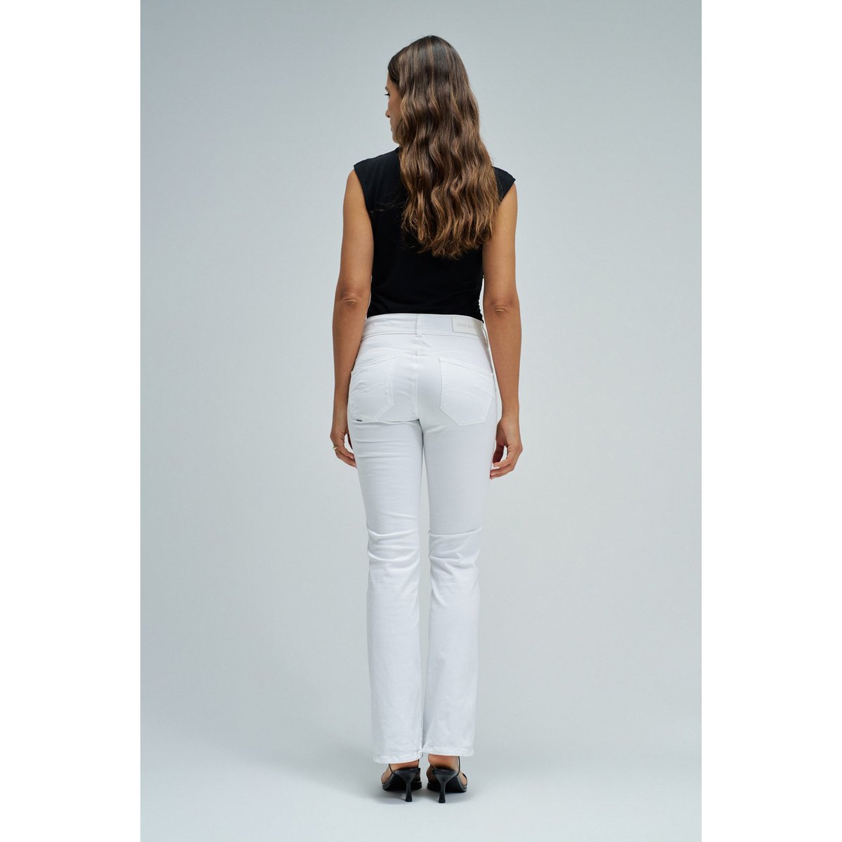 JEAN SECRET PUSH IN BOOTCUT blanc, SALSA JEANS