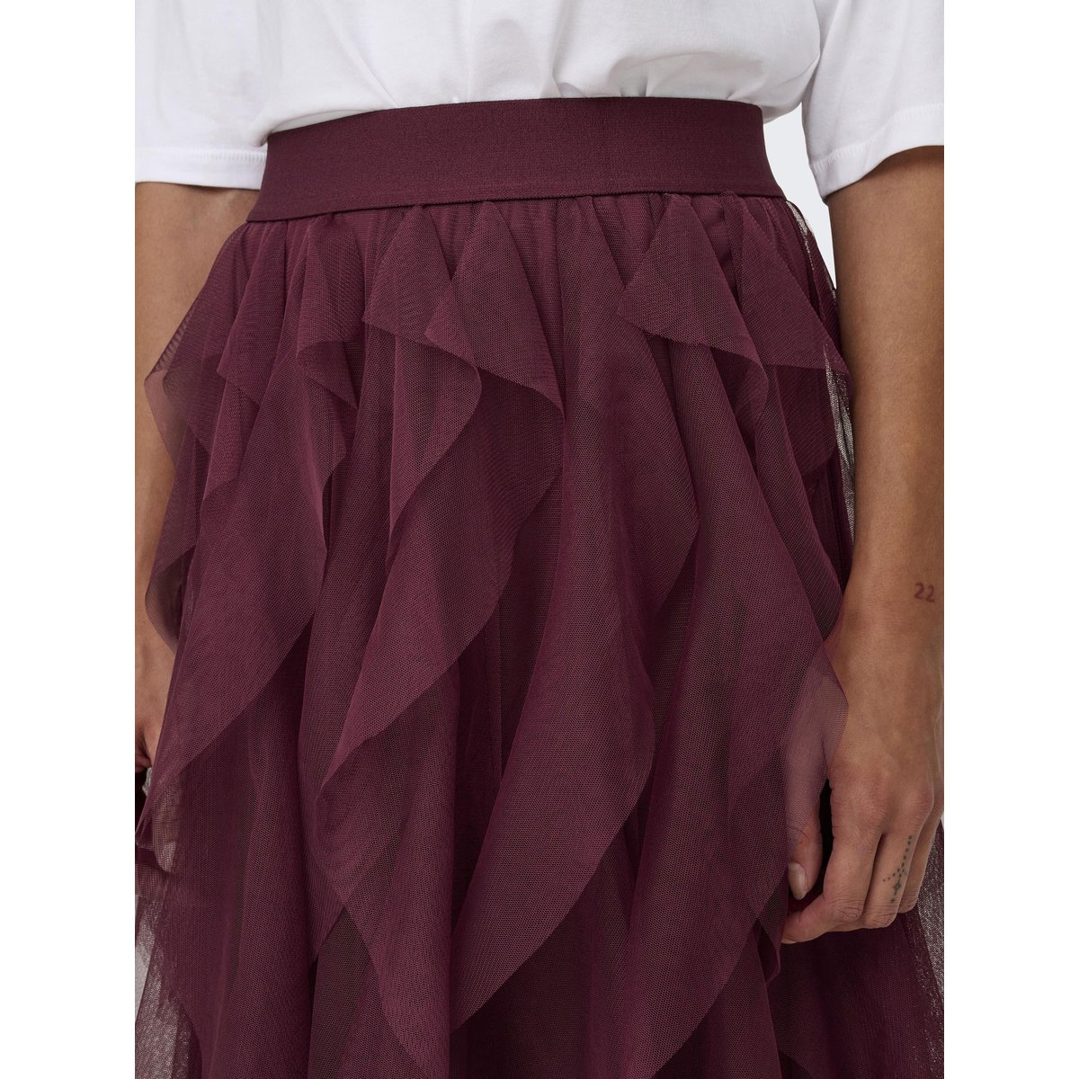 Jupe burgundy, ONLY