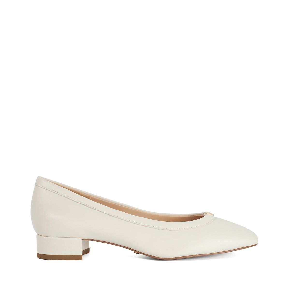 Ballerines en cuir - APPROVE ecru-leather, DUNE LONDON