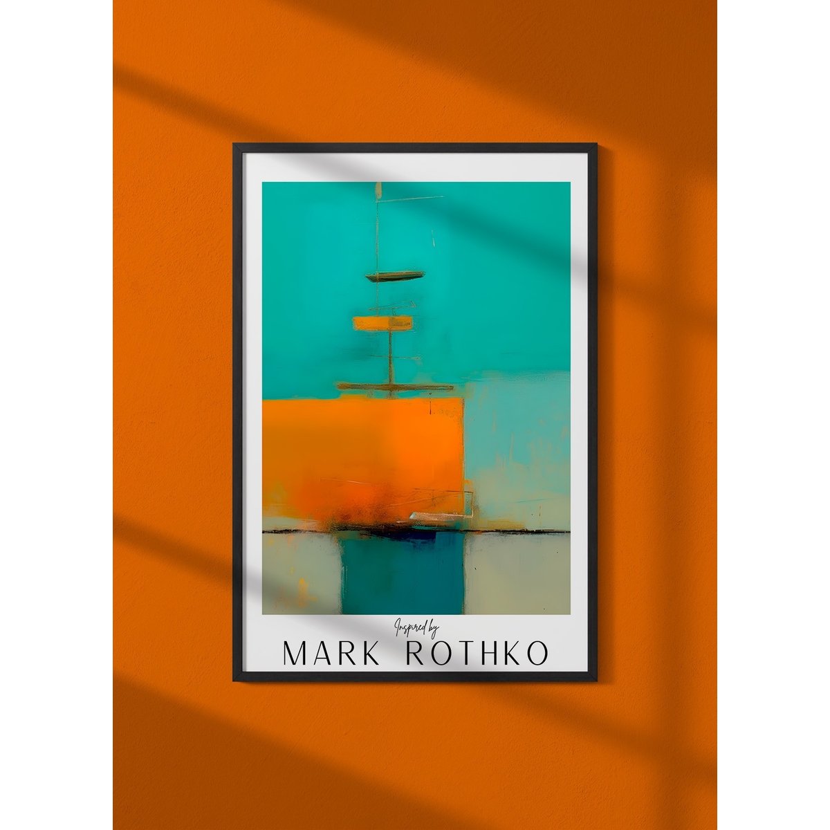 Affiche Mark Rothko n°4 blanc, L'AFFICHERIE