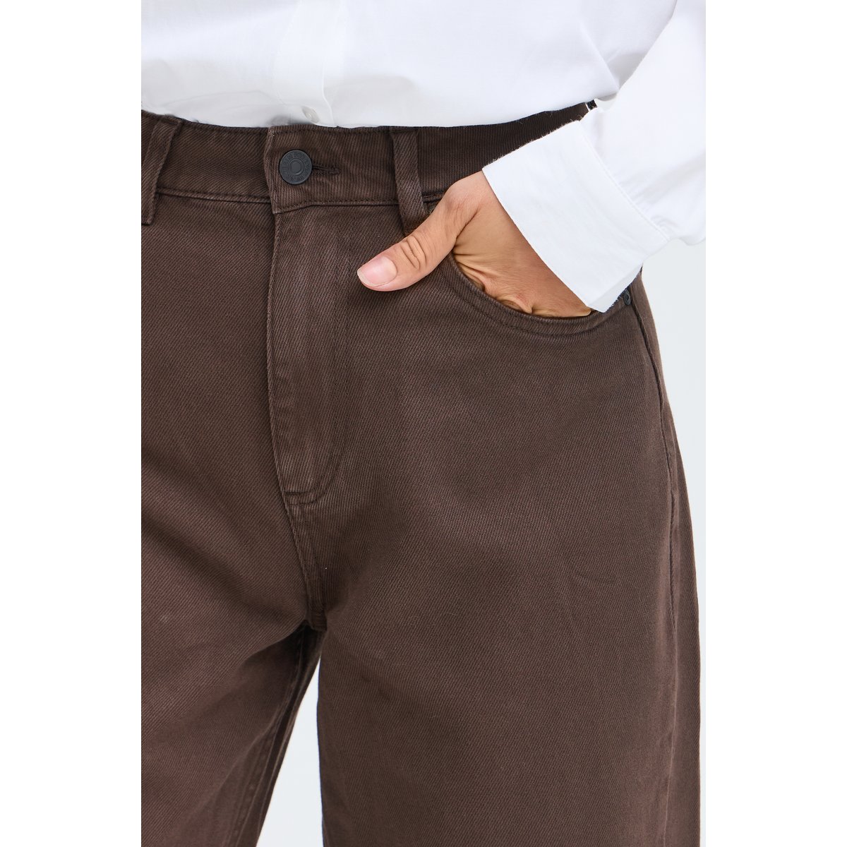 Jeans marron java, B.YOUNG