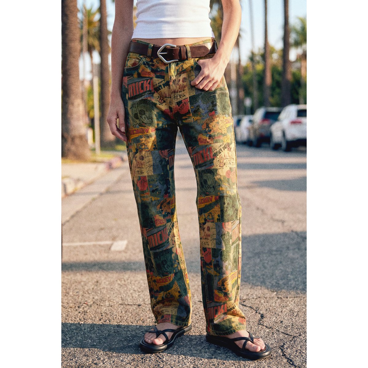 Jean imprimé Mickey™ noir, DESIGUAL