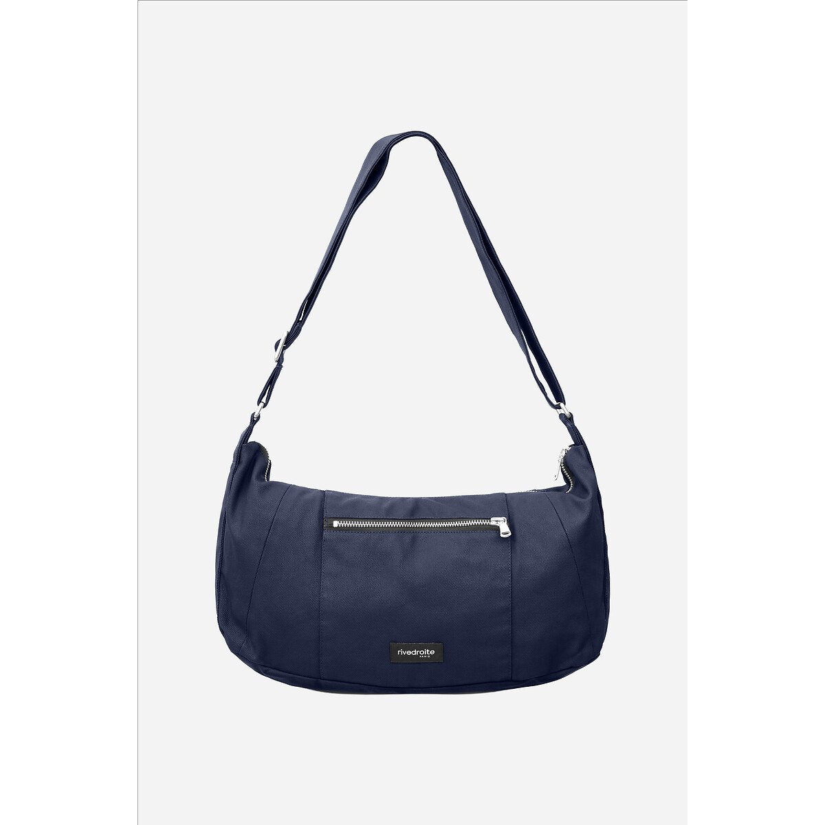 Mini Charlot Handbag coated blue , RIVEDROITE