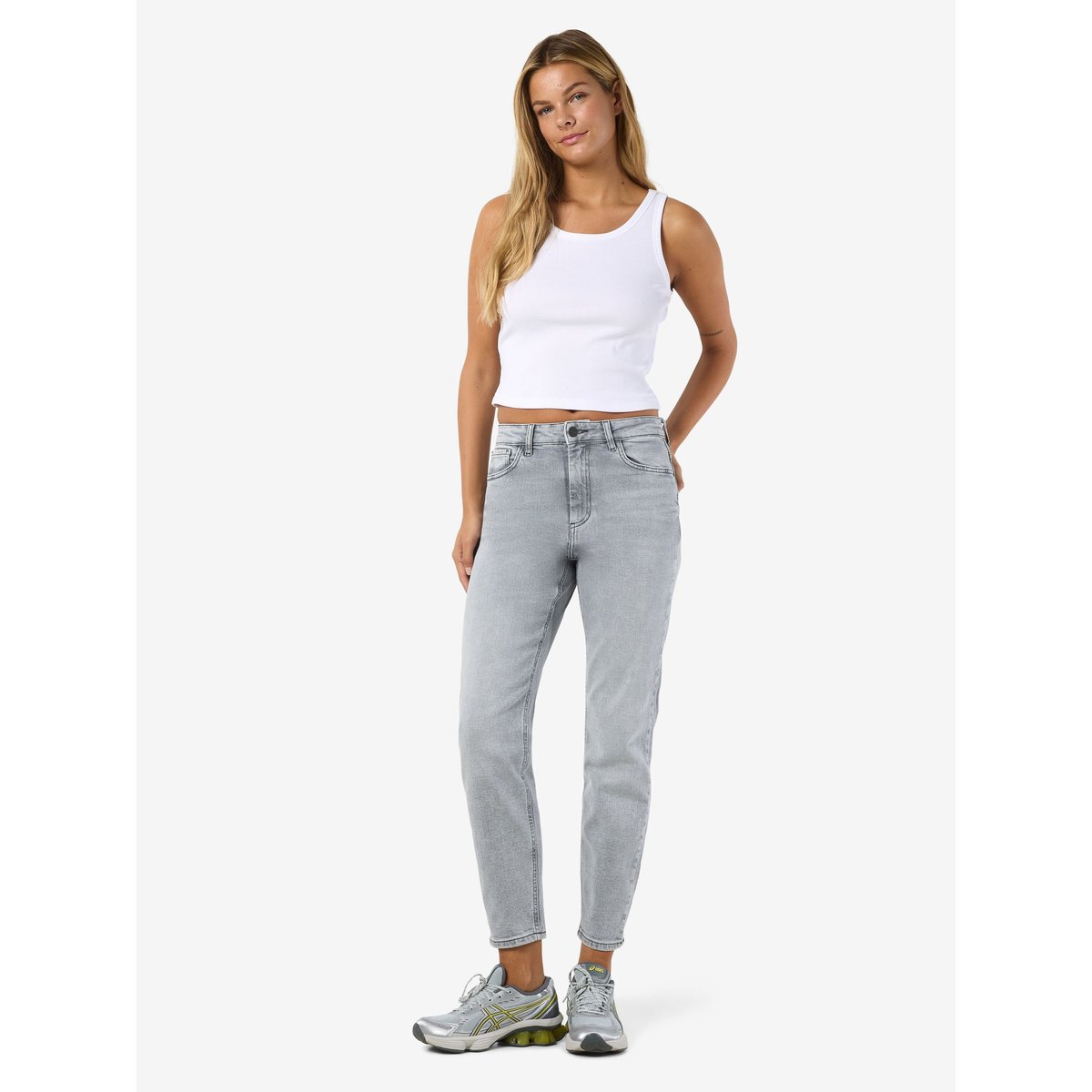 Jean Slim light grey denim, NOISY MAY