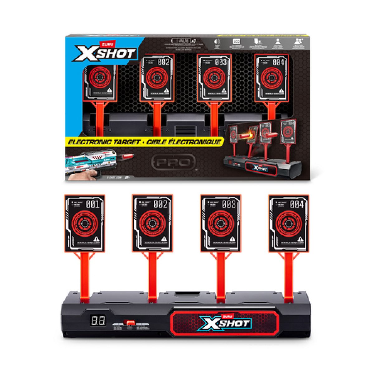 ZURU Cible électronique XSHOT couleur unique, ZURU
