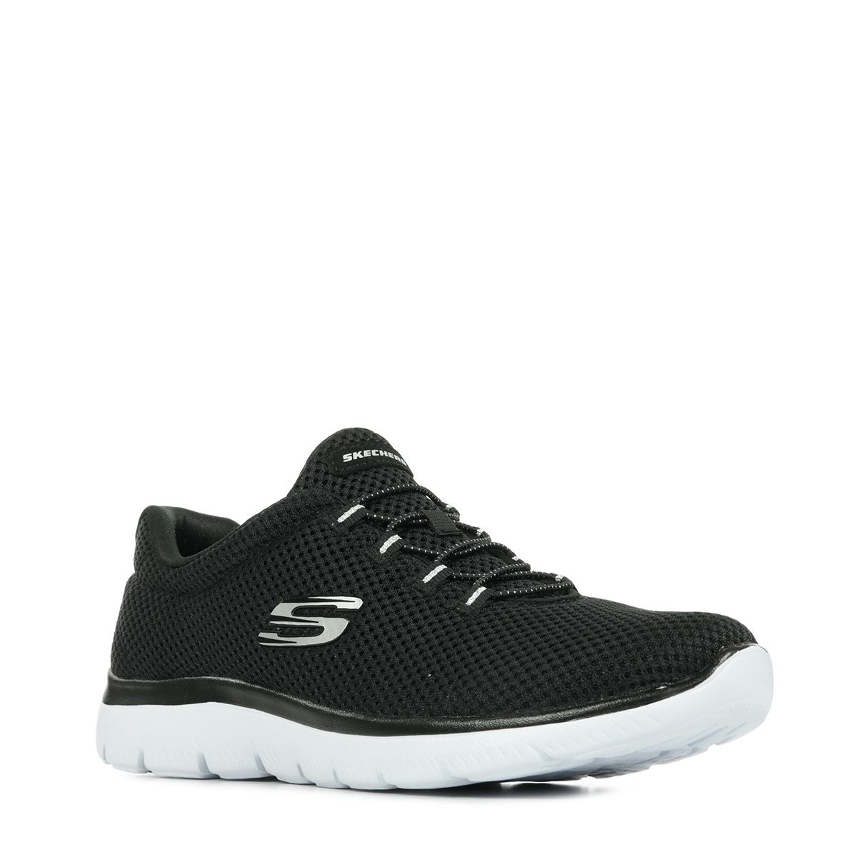 Basket à Lacets Quick Lapse black white, SKECHERS