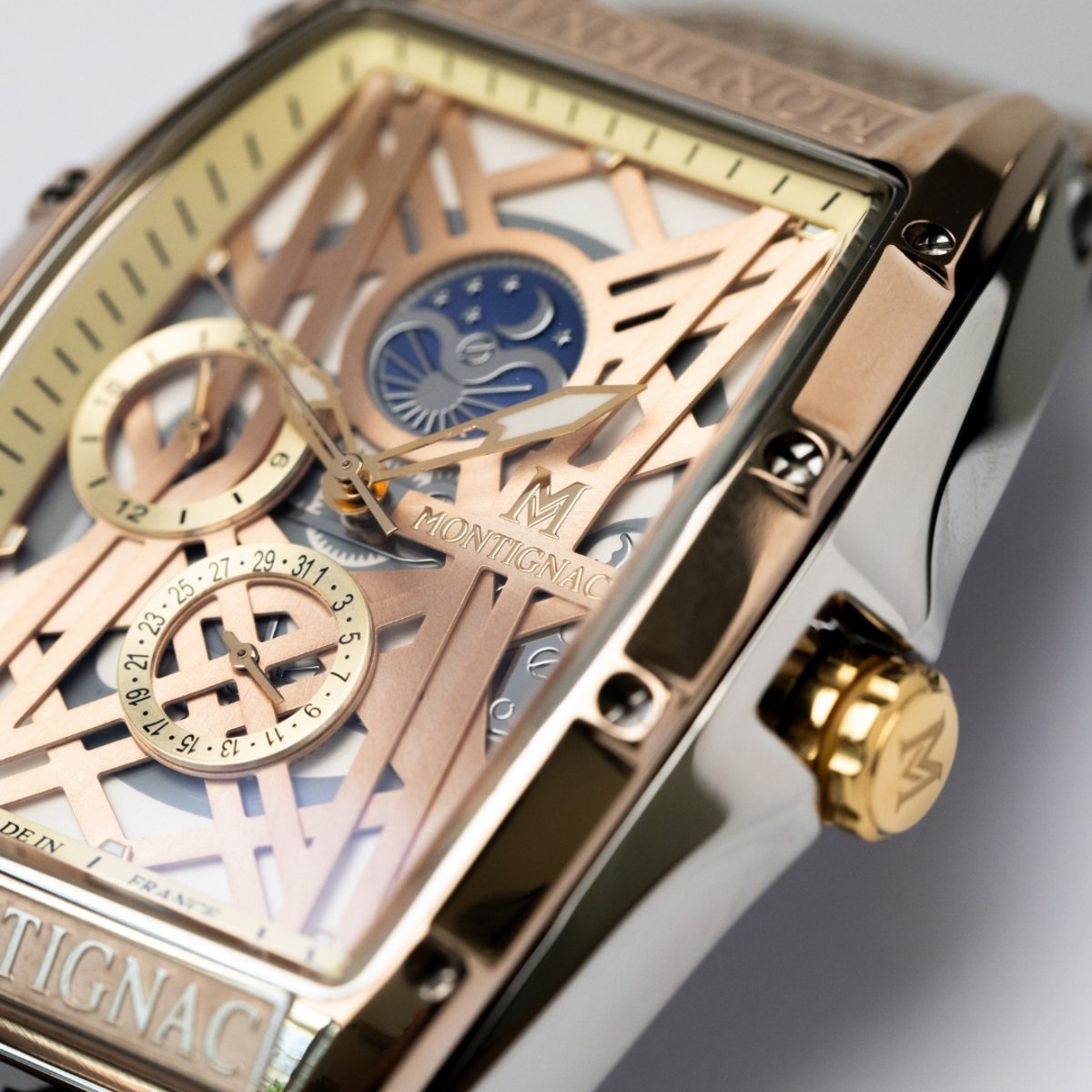 Montre Analogique PALADIN argenté doré doré, MONTIGNAC