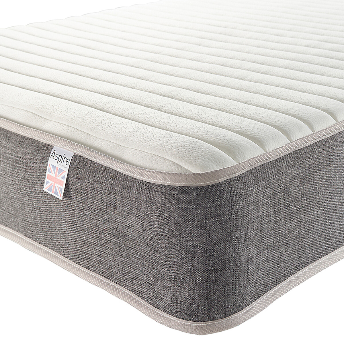 Pocket + 1000 Memory Hybrid Mattress white, ASPIRE