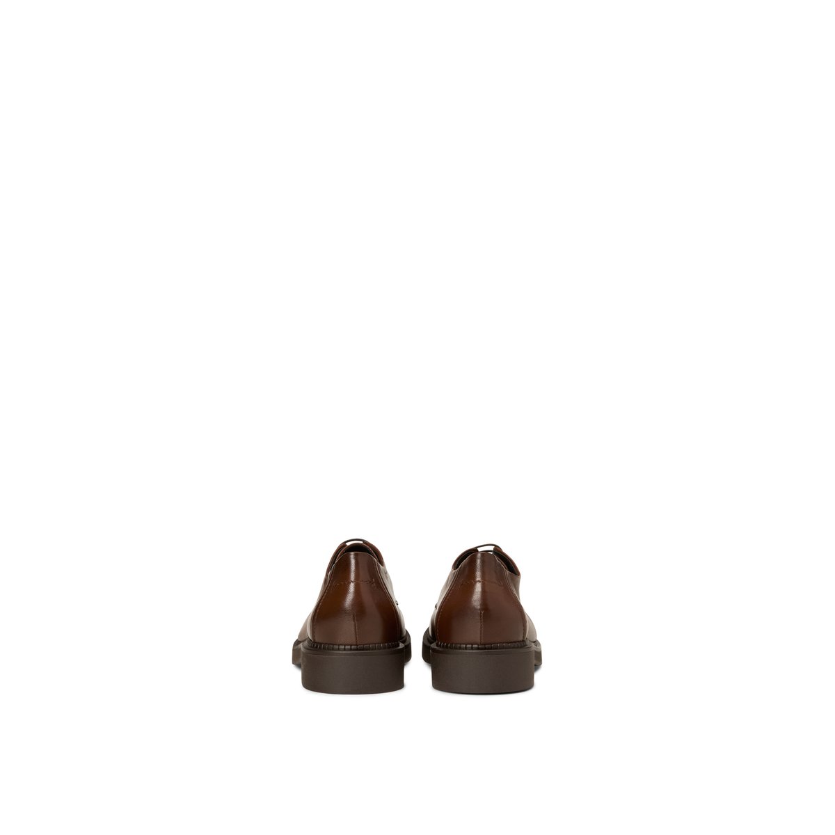 Chaussures à lacets, modèle Erin en cuir de vachette de qualité supérieure cognac, MARC O'POLO