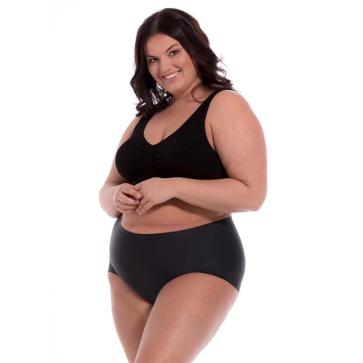 Brassière comfort in bambù nero , MAGIC BODYFASHION