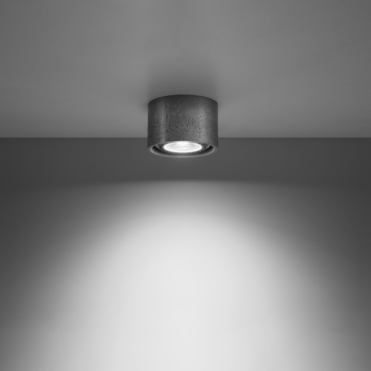 Plafonnier Béton Gris GU10/ES111 1 Basic gris, EDEN