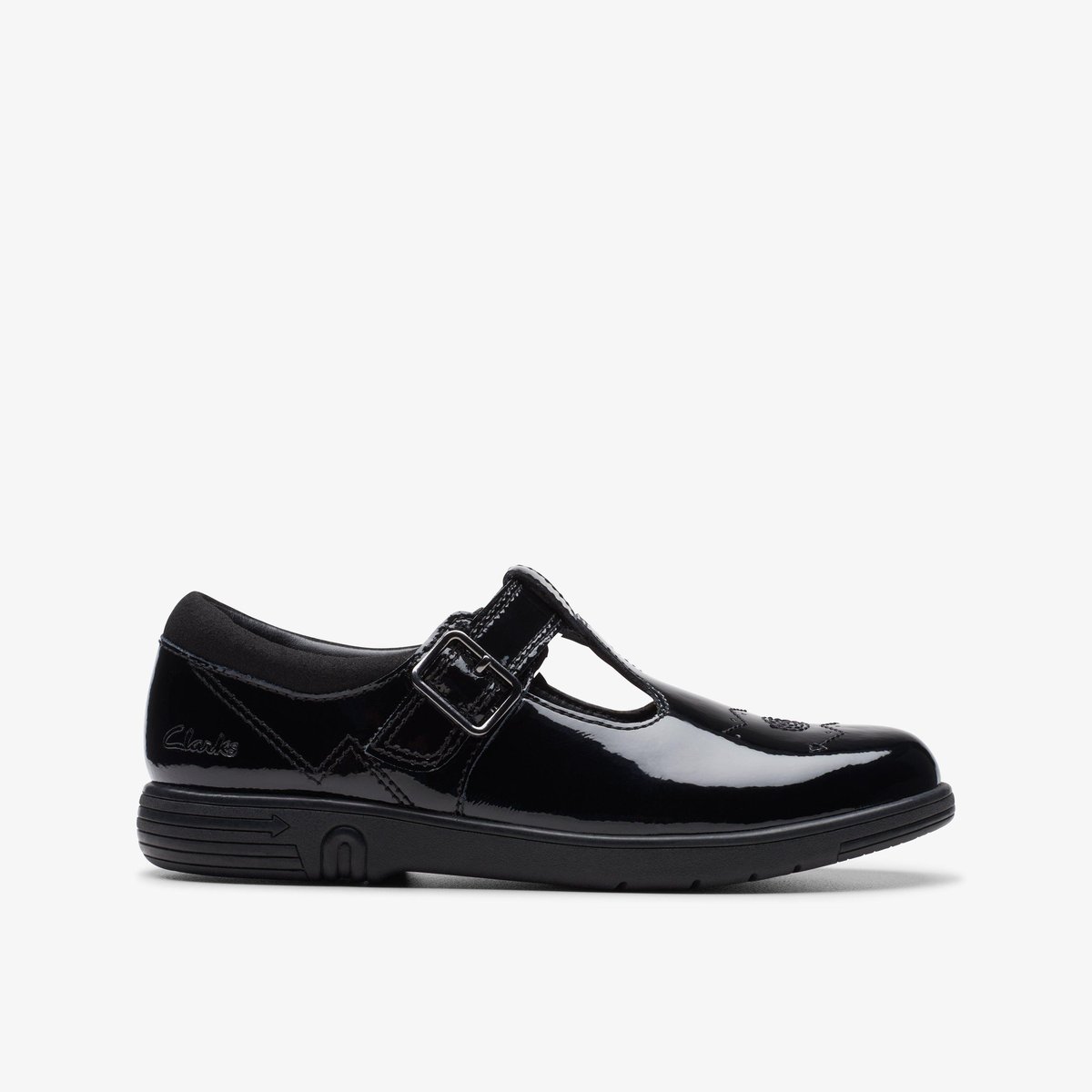Derbies Brevet Ajustement Étroit JAZZY TAP K noir, CLARKS